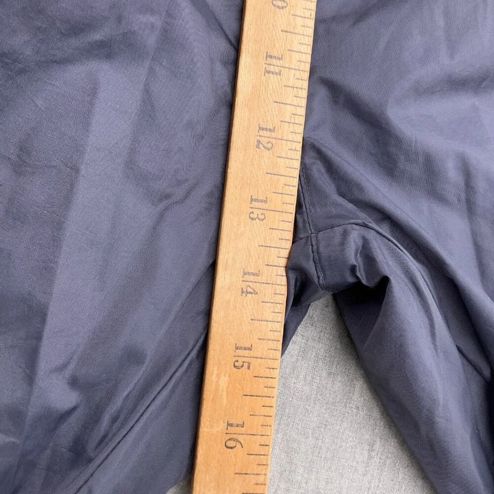 Adidas Track Pants Unisex Large 28w x 31L Blue Stitched‎ Logo Nylon Cotton